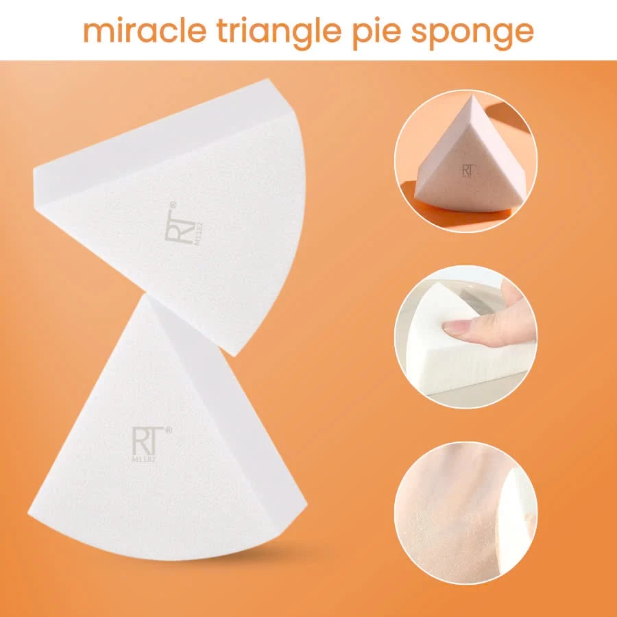 Bông Mút Đánh Nền Trang Điểm Tam Giác RT Real Techniques Triangle Pie Sponge M1182